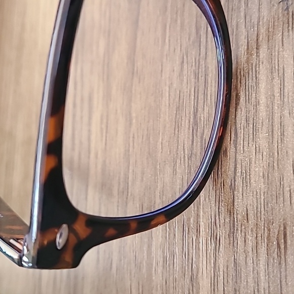 SPEXX Blue Light filtering eyeglasses tortoise shell Oversized frame NWT - Picture 6 of 6
